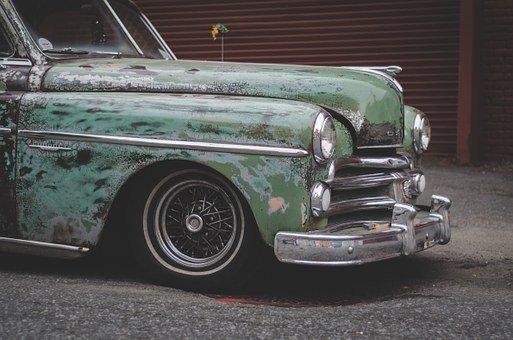 Car, Vehicle, Vintage, Dilapidated